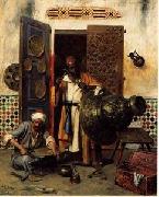 unknow artist, Arab or Arabic people and life. Orientalism oil paintings 172